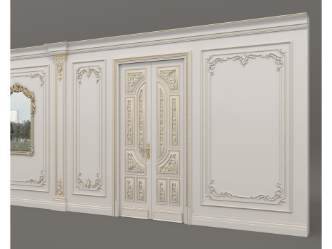 Wall Molding in Classic French Style 54 Modèle 3D