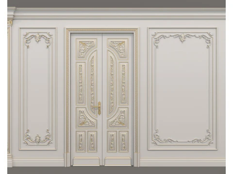 Wall Molding in Classic French Style 54 3D Model