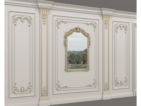 Wall Molding in Classic French Style 54 Modèle 3D