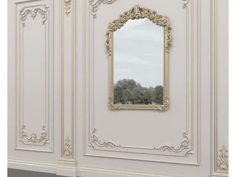 Wall Molding in Classic French Style 54 3D Model