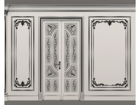 Wall Molding in Classic French Style 54 3D Model