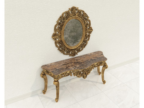 Classic European Style Console Table 14 3D मॉडल