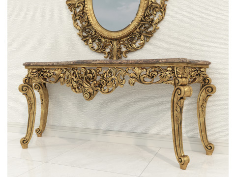 Classic European Style Console Table 14 3D मॉडल