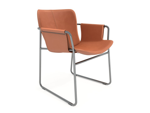 Modern Dining Table and Chairs 46 Modèle 3D