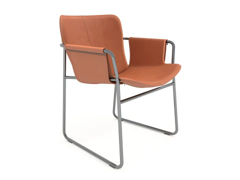 Modern Dining Table and Chairs 46 3D Model