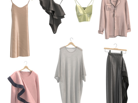 Women Clothing Collection 23 Model 3D