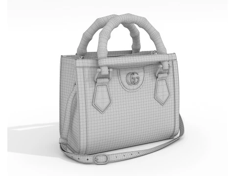Fashion Handbag Collection 8 3D Model