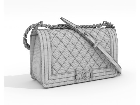 Fashion Handbag Collection 8 3D Модель