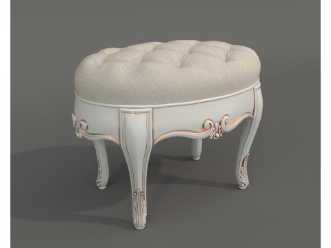 Classic European style Dressing Table 32 Modelo 3D