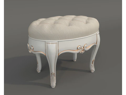 Classic European style Dressing Table 32 3D Model