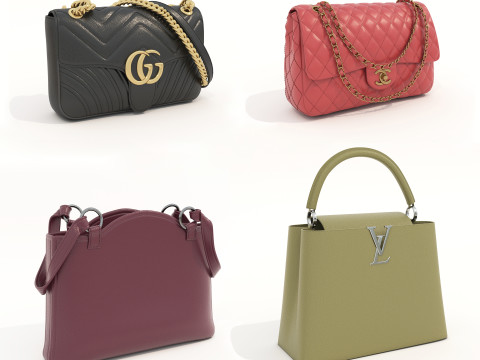 Fashion Handbag Collection 9 Modelo 3D