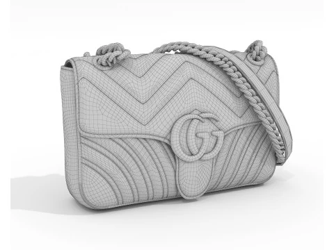 Fashion Handbag Collection 9 3D Model