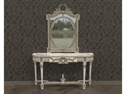 Classic European Style Console Table 15 Modèle 3D