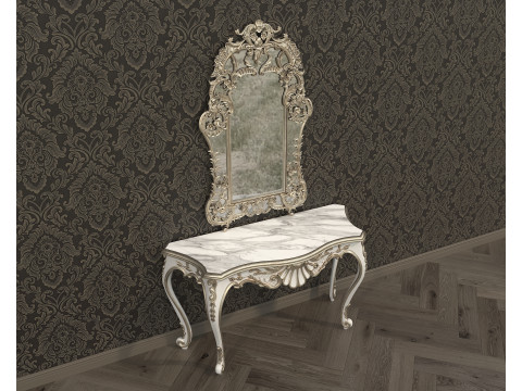 Classic European Style Console Table 16 Model 3D