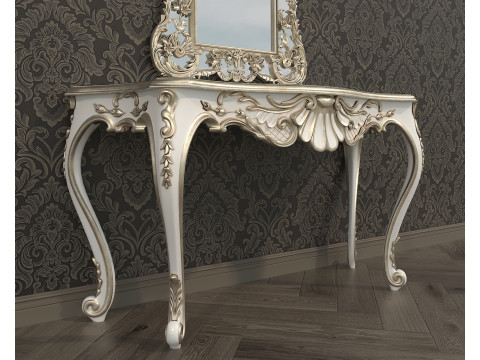 Classic European Style Console Table 16 Model 3D