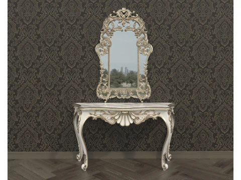 Classic European Style Console Table 16 3D Model