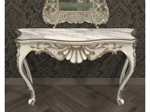 Classic European Style Console Table 16 Model 3D