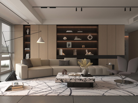 Living Room Scene 20 3D 모델