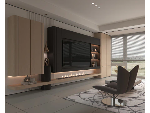 Cena da sala de estar 20 Modelo 3D