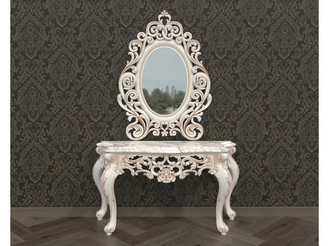 Consolle in stile classico europeo 19 Modello 3D