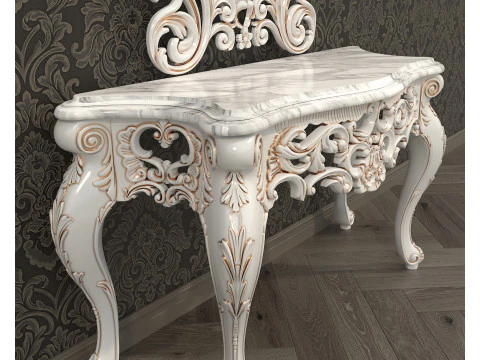 Consolle in stile classico europeo 19 Modello 3D