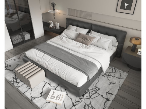 Modern Bedroom Scene 51 3Dモデル