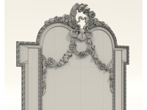 Classic European Style Console Table 20 Modello 3D
