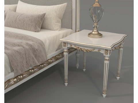 Set letto classico in stile europeo 73 Modello 3D