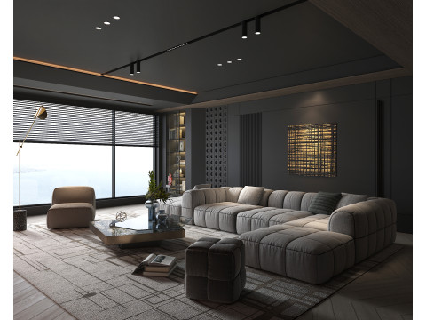Living Room Scene 21 3D मॉडल