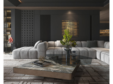Living Room Scene 21 3D मॉडल