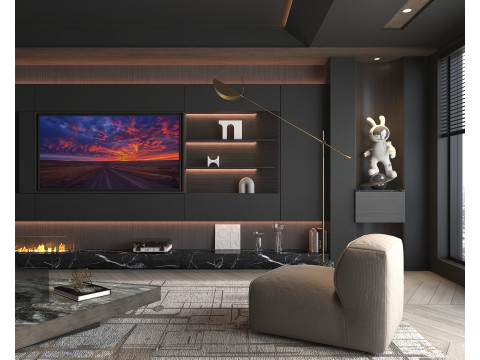 Living Room Scene 21 3D मॉडल