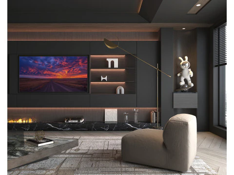 Living Room Scene 21 3D Model