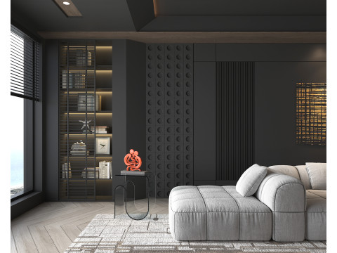 Living Room Scene 21 3D मॉडल