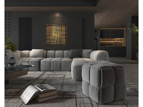 Living Room Scene 21 3D Model