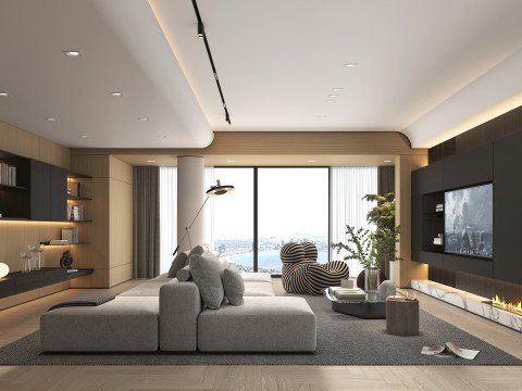 Living Room Scene 22 3D Модель