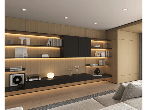 Living Room Scene 22 3D Model