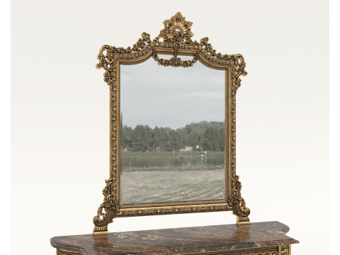 Klasik Avrupa Tarzı Konsol Tablosu 22 3D Model