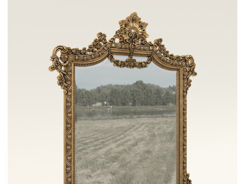 Klasik Avrupa Tarzı Konsol Tablosu 22 3D Model