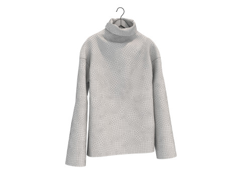 Одяг на вішалці 15 3D Модель