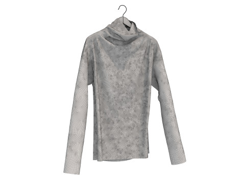 Одяг на вішалці 15 3D Модель