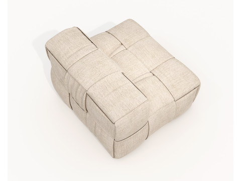 Set Meja Kopi dan Kursi Berlengan Modern 77 Model 3D