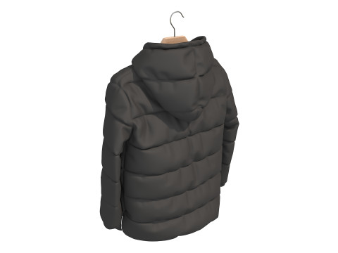 Пальто на вішалці 7 3D Модель