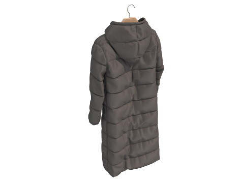 Пальто на вішалці 7 3D Модель