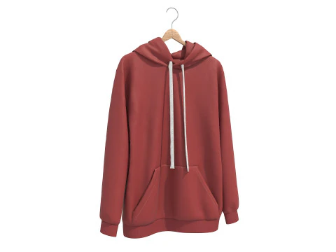 Coat on Hanger 8 3D Model