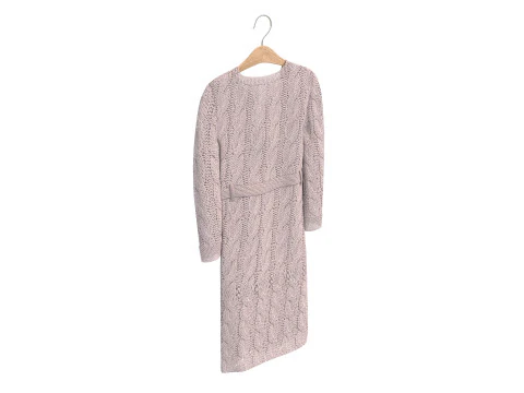 Coat on Hanger 8 3D Model