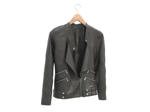 Coat on Hanger 9 3D Model