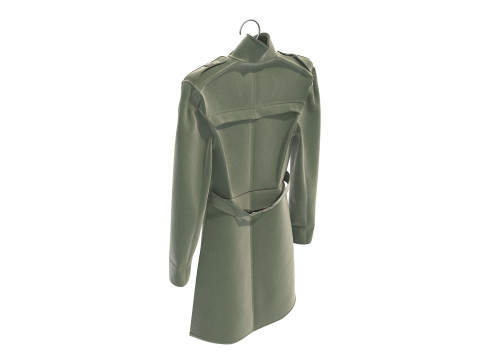 Пальто на вішалці 9 3D Модель