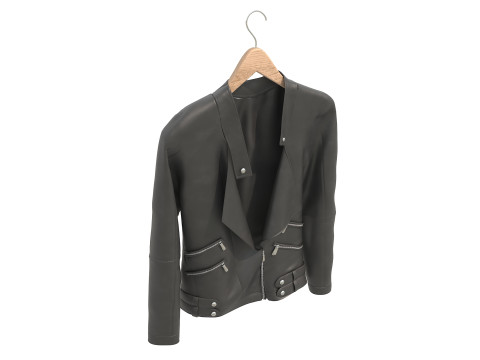 Пальто на вішалці 9 3D Модель