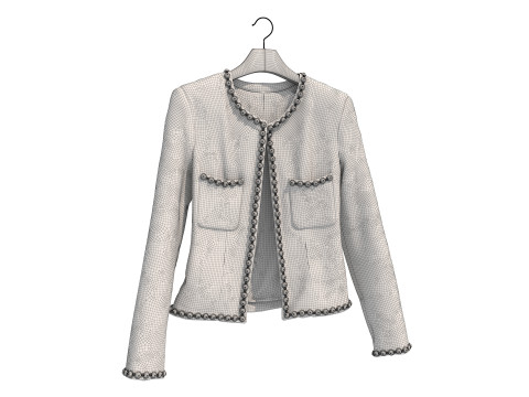 Пальто на вішалці 9 3D Модель