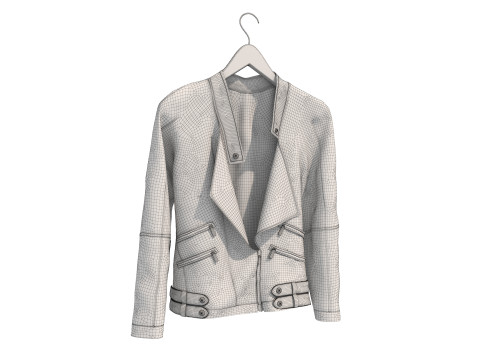 Пальто на вішалці 9 3D Модель